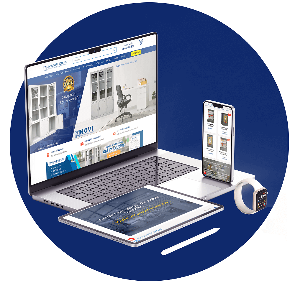 Sự nổi bật của website mới