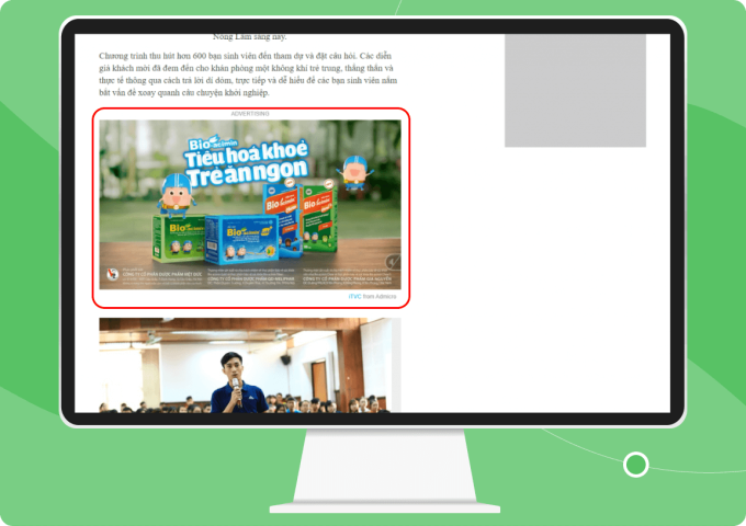 Quảng cáo ngoài luồng phát